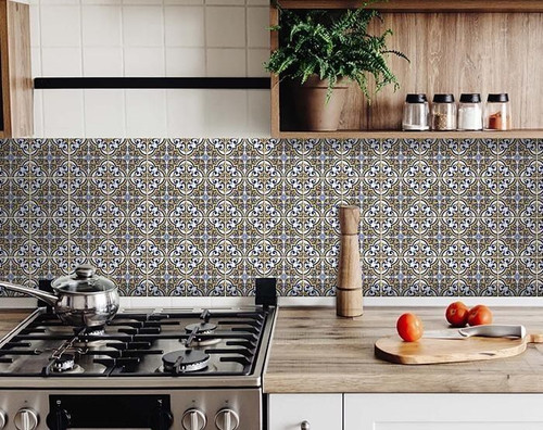 6" X 6" Neutral Gina Peel And Stick Removable Tiles N270-400182