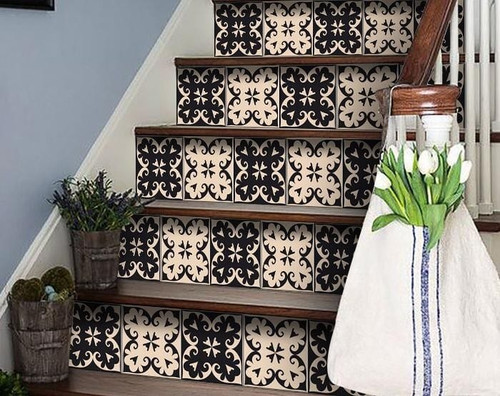 8" X 8" The Sheep Peel And Stick Removable Tiles N270-390767