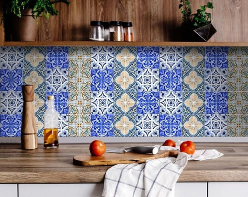 6" X 6" Bella Mix Mosaic Removable Peel and Stick Tiles N270-400252