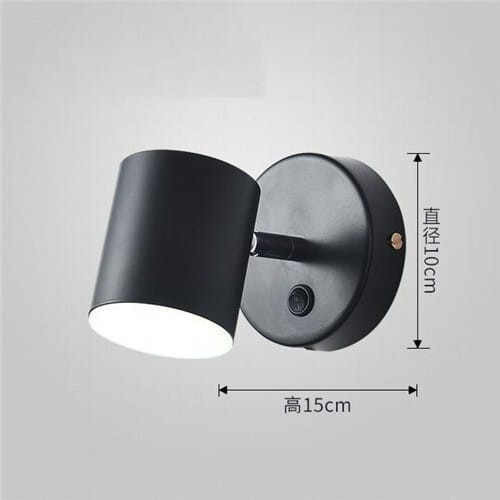 Wholesale Modern Minimalism Design Black Wall Lamp A392-flig0017