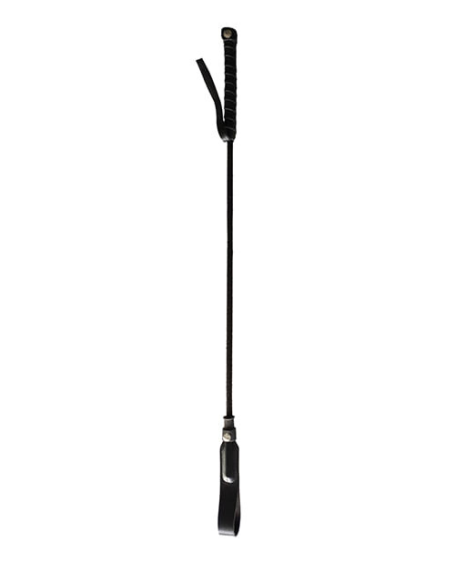 Rouge Long Riding Crop Slim Tip - Black X615-RGRCR1168-BK