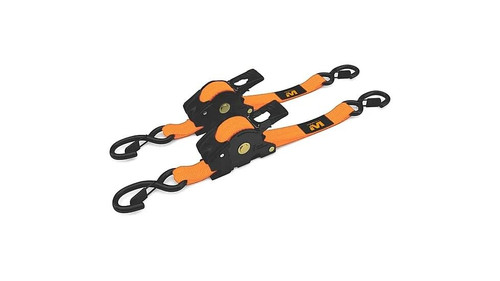 1"X10' Retractable Ratchet Straps 2 Pack C403-TDMUD-RRS10-2PK