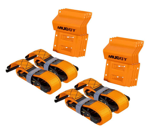 UTV Wheel Chock Tie-Down Kit 4 Pack - Or C403-TDMUD-WCTDK-4PK