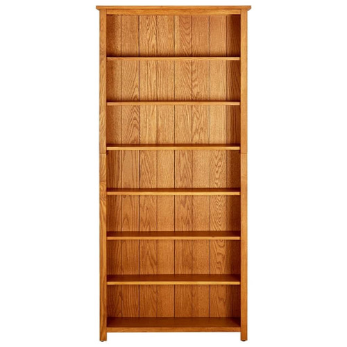 Bookcase Natural Oak Solid Oak Wood, MDF 78.7 in height Bookcase A949-288475