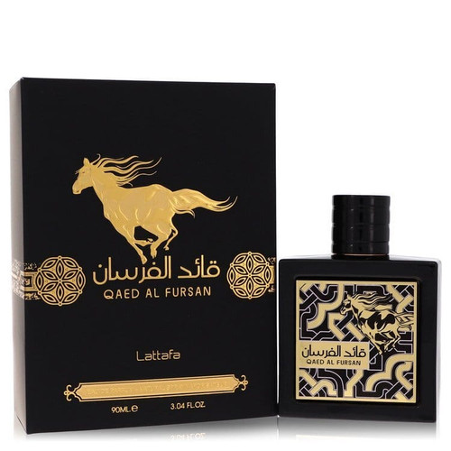 Lattafa Qaed Al Fursan by Lattafa Eau De Parfum Spray 3 oz (Men) V728-563515
