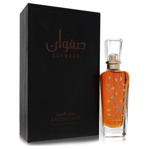 Lattafa Safwaan L'autre Oud by Lattafa Eau De Parfum Spray (Unisex) 3.4 oz (Men) V728-567125