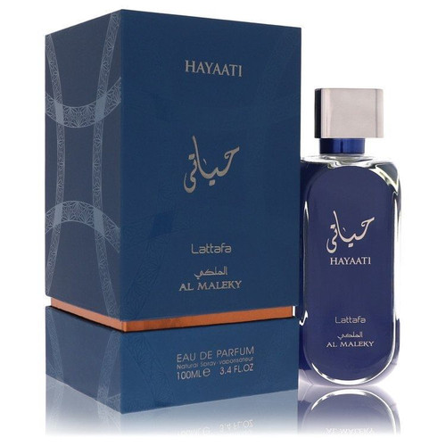 Lattafa Hayaati Al Maleky by Lattafa Eau De Parfum Spray 3.4 oz (Men) V728-564756