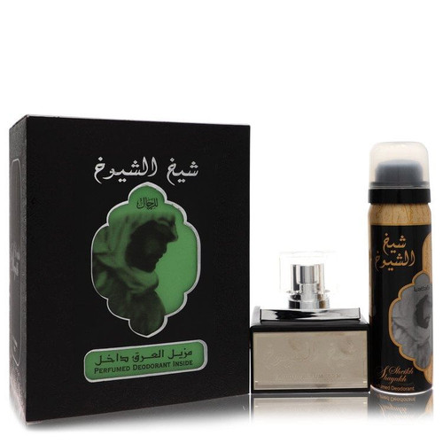 Lattfa Sheikh Al Shuyukh by Lattafa Eau De Parfum Spray With 1.7 oz Deodorant Spray 1.7 oz (Men) V728-565485