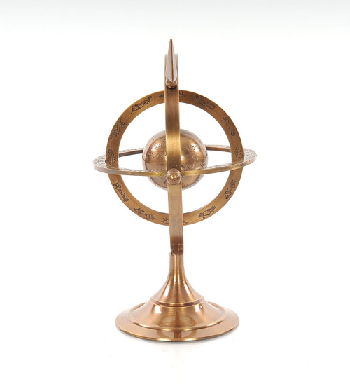 5.5" X 7" X 8.5" Brass Armillary N270-364216