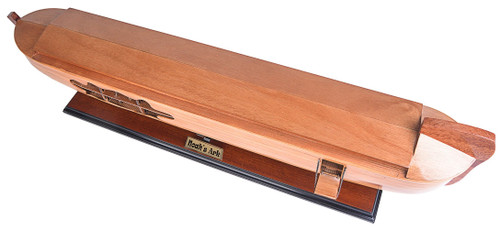 8" Wooden Manufactured Wood Hand Painted Decorative Boat N270-401872