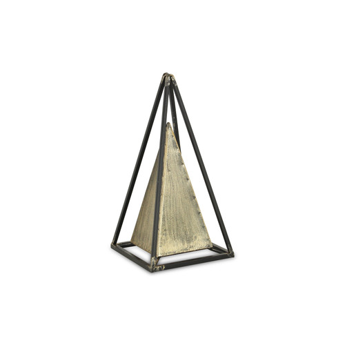 Narrow Metal Triangular Decorative Sculpture N270-399635