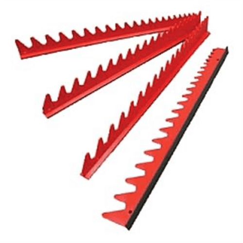 Ernst Mfg. 40 Tool Space Saver Wrench Rails, Red with Magnet T398-ERN6014M