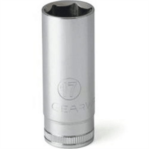 GearWrench 1/4 Inch Drive 6 Point Deep Metric Socket 4mm T398-KDT80138