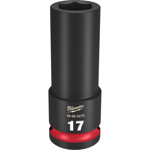 Milwaukee Tool SHOCKWAVE Impact Duty  1/2"Drive 17MM Deep 6 Point Socket T398-MLW49-66-6278
