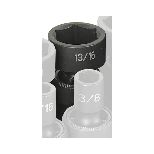 Grey Pneumatic SOC 13/16 3/8D IMP UNIV 6PT T398-GRE1026U