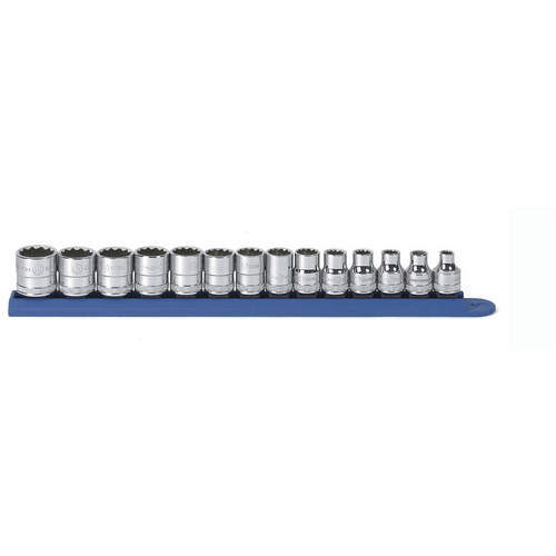 GearWrench 14 Piece 3/8 Inch Drive 12 Point Standard Metric Socket Set T398-KDT80560