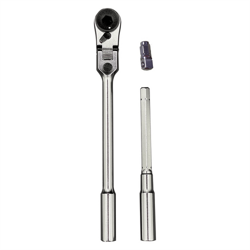 VIM Tools 3 Piece 1/4 Inch Mini Flex Bit/Socket Ratchet And T-Handle T398-VIMRFB400K