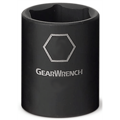GearWrench 1/2 Inch Drive 6 Point Standard Impact Metric Socket 15mm T398-KDT84527N