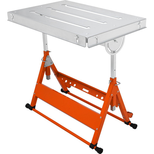 Welding Table 30" x 20", 400lbs Load Capacity Steel Welding Workbench Table on Wheels, Folding Work E415-KZDHZ400LB302X80EV0
