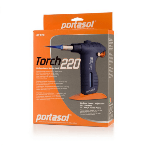 Portasol Red Med  Butane Torch 50-220 Wa T398-PTLGT220R