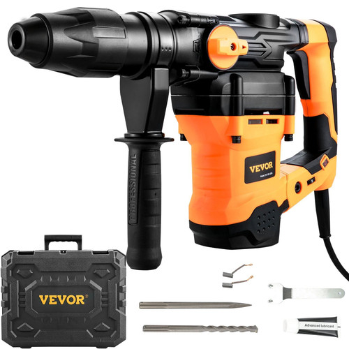 1-9/16 Inch SDS-Max Rotary Hammer Drill, 13Amp Corded Drills, Heavy Duty Chipping Hammers with Vibr E415-YSDCZXMSMC40MC1ZJV1