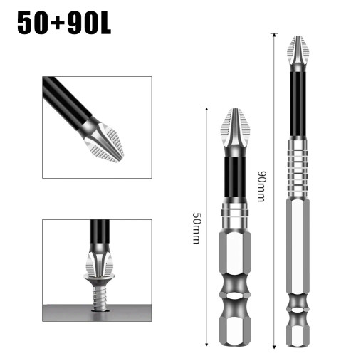 Color: green - K5 Non-slip High Hardness Bit S2 Strong Magnetic 5A Black Non-slip Cross Head Electr F640-12000044173899087