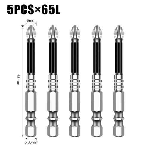 Color: Navy Blue - K5 Non-slip High Hardness Bit S2 Strong Magnetic 5A Black Non-slip Cross Head El F640-12000044173899102