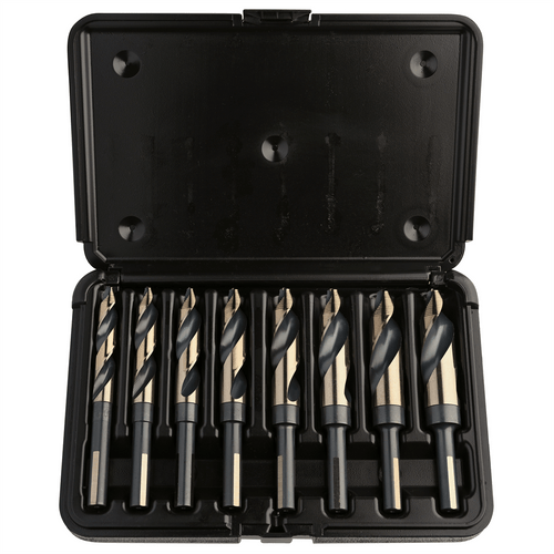 KnKut KnKut 8 Piece Step Point 1/2" Reduced Shank Drill Bit Set 9/16"-1" by 16ths T398-KNK8KK12SP