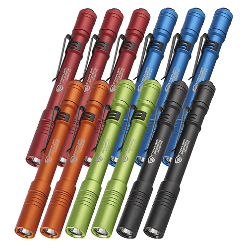 Streamlight Stylus Pro USB LED 350 Lumen Penlight with USB Charge Cord - Assorted Colors - 12 Pack T398-STL99194