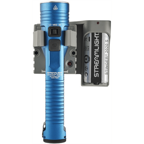 Streamlight Stinger 2020 S 2000 Lumen Rechargeable Flashlight with Piggyback - Blue T398-STL78231