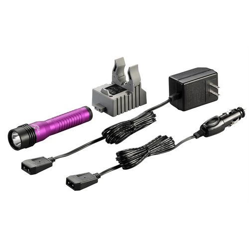 Streamlight Strion LED HL Rechargeable Flashlight 120V/100V AC/12V DC &hyphen; 1 Holder - Clam- Pur T398-STL74773