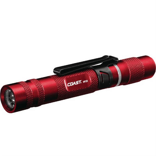 COAST Products HP2R 280 Lumen Rechargeable Penlight with Twist Focus - Red T398-COS31107