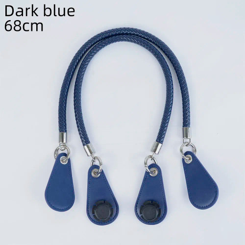 Color: Yellow, Ships From: CHINA - 2025 Obag PU Woven braided leather Rope Handles strap belt for O F640-12000050654750153