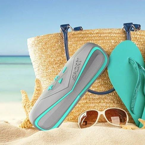 Color: Neon Green - Slinky Waterproof Bluetooth Speaker Sports Edition K290-18332262341