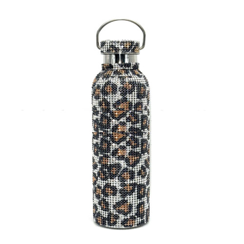 Color: LEOPARD - Bling And Sip Crystal Encrusted Water Bottle K290-51940339810577