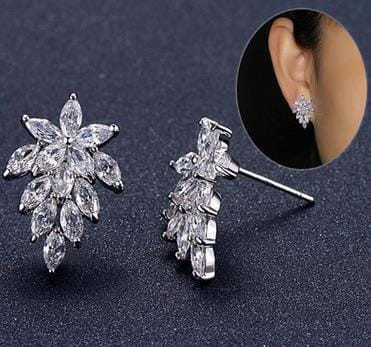 Bouquet Earrings Delicate Flower Statement Studs K290-31989739487318