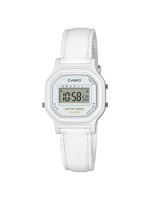 Casio Women's 'Classic' Quartz Resin Casual Watch, Color White (Model: LA-11WL-7ACF) G818-LA11WL-7A