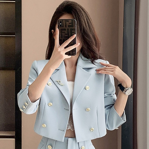 Style: Blue Suit, Size: S - Short Suit Suit Women's Small Spring And Autumn New Q119-CJYD255738802BY