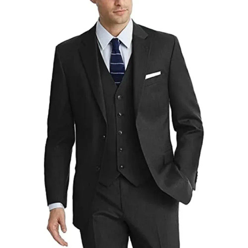 Color: Gold, Size: 6XL - Formal Suit for Men Slim 3 Pieces Blazer Vest and Pant Set Notched Lapel H F640-12000043367417846