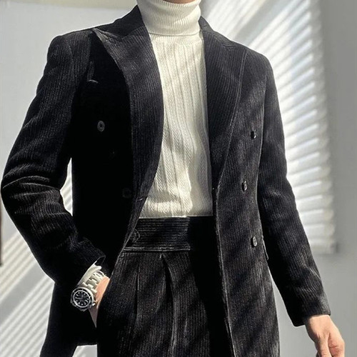 Corduroy Retro Suit Simple Q119-CJTW2245617