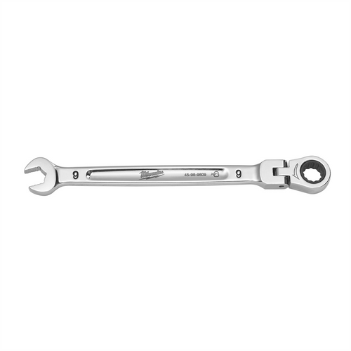 Milwaukee Tool 9mm Flex Head Ratcheting Combination Wrench T398-MLW45-96-9609