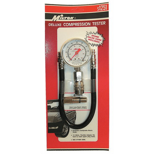 Milton Industries Compression Tester, Deluxe T398-MILS1251