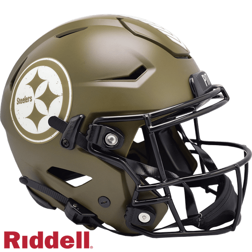 Pittsburgh Steelers Helmet Riddell Authentic Full Size SpeedFlex Style Salute To Service 2022 Z157-9585563189