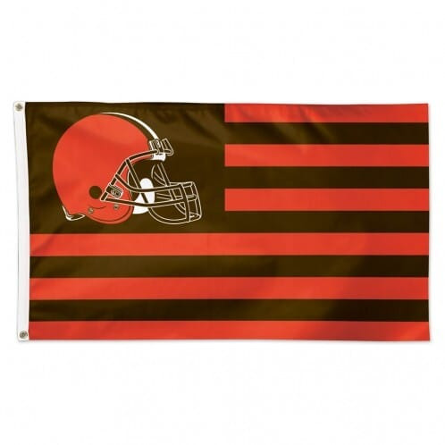Cleveland Browns Flag 3x5 Deluxe Americana Design - Special Order Z157-3208567241