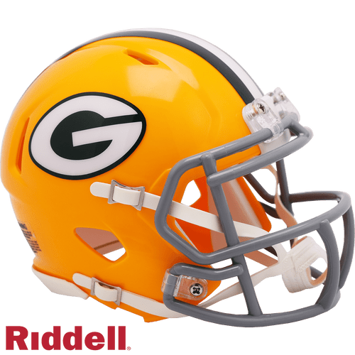 Green Bay Packers Helmet Riddell Replica Mini Speed Style 1961-1979 T/B Z157-9585563624