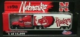 Nebraska Cornhuskers White Rose Tractor Trailer 1998 CO Z157-4246498114