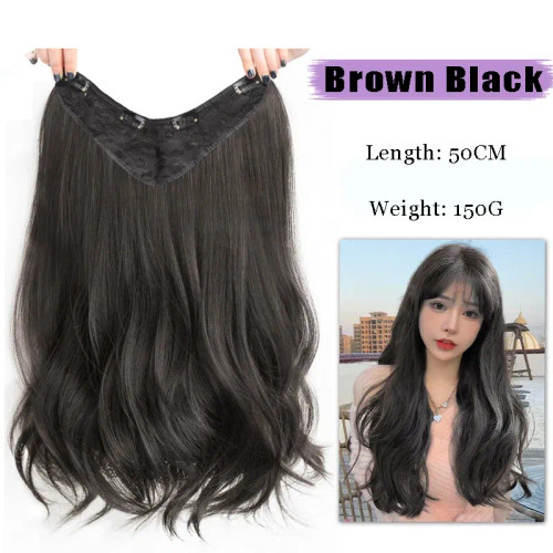 Color: P4/27 - AOSI Part Synthetic Clip In Hair Extension Long Thick Curly Natural Blonde Flase Hai F640-12000037754101048