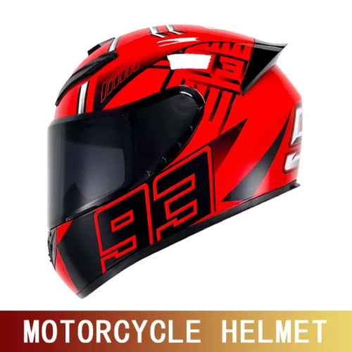 Color: black, Size: XXL - Motorcycle helmet motorcycle full helmet racing kart winter anti-fog retr F640-12000044664601921