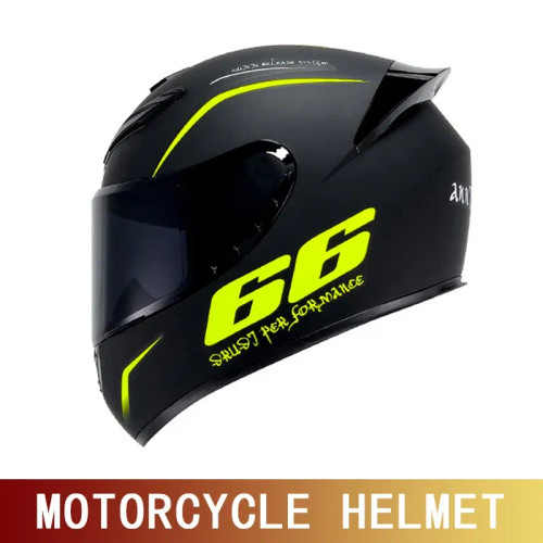 Color: WHITE, Size: S - Motorcycle helmet motorcycle full helmet racing kart winter anti-fog retro  F640-12000044664601912