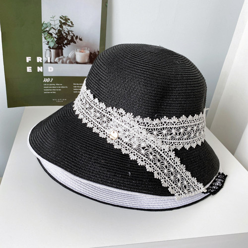 Little Fragrance Lace Fisherman Hat Female Summer Sunscreen Q119-CJMZ1190832